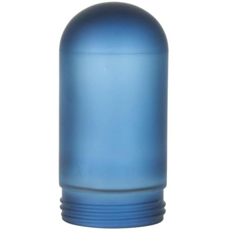 Sunlite غلاف زجاجي بديل Sunlite 88150 لمصابيح VT100/VTA100، زجاج مزخرف أزرق، زجاج ثقيل، للاستخدام الداخلي/الخارجي، تركيبات محكمة الطقس مثبتة على السطح أو الجدار، تجاري، درجة صناعية - Image 1